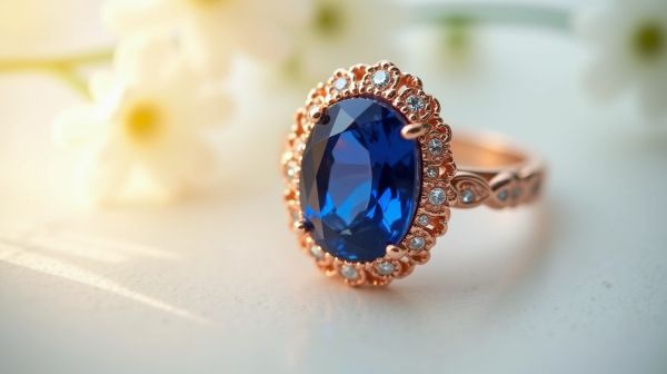 Une bague saphir pour des fiançailles inoubliables